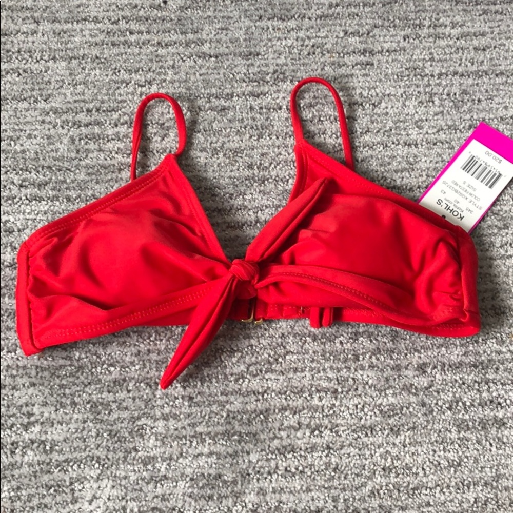 Red Bikini Top
